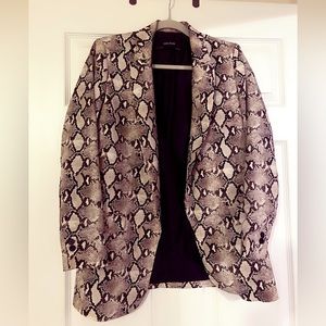 The printed blazer